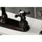 Kingston Brass KB4725BXSP Two-Handle Centerset Kitchen Faucet with Side Sprayer, Oil Rubbed Bronze KB4725BXSP - alternate 2